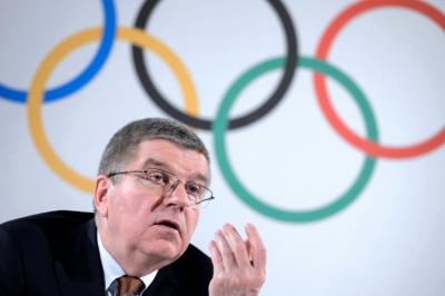 (Arquivo) O presidente do COI, Thomas Bach