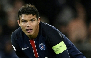 Thiago Silva, do Paris Saint-Germain, em Paris, no dia 28 de novembro de 2015