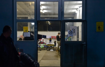 (Arquivo) Imagem do centro de acolhida de Salzburgo, na &Aacute;ustria, registrada em 2 de outubro de 2015