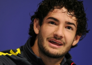 (Arquivo) O jogador Alexandre Pato, em Buenos Aires, no dia 15 de julho de 2011