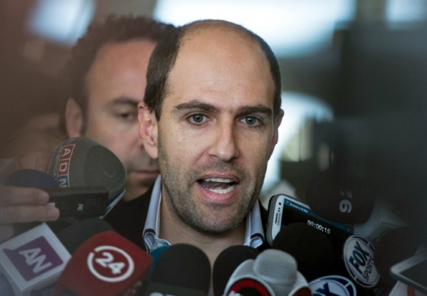 O ex-presidente da Federa&ccedil;&atilde;o Chilena, Sergio Jadue, em Santiago, no dia 12 de novembro de 2015