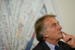 O ex-presidente da Ferrari Luca di Montezemolo, em Roma, no dia 11 de janeiro de 2016