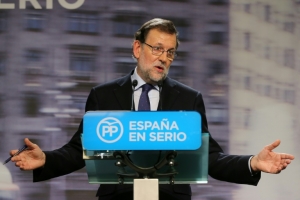 Mariano Rajoy durante uma entrevista coletiva em Madri em 21 de dezembro