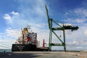 O porto de Mariel, em Cuba, no dia 5 de janeiro de 2016