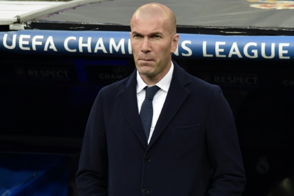 O t&eacute;cnico do Real Madrid, Zinedine Zidane, em Madri, no dia 4 de maio de 2016