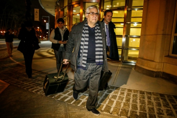 O ex-secret&aacute;rio geral da Federa&ccedil;&atilde;o Guatemalteca de Futebol, H&eacute;ctor Trujillo, em Nova York, no dia 7 de janeiro de 2016