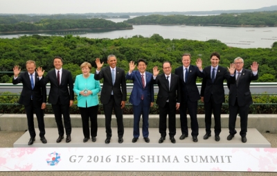 A China exortou nesta quinta-feira os l&iacute;deres do G7 que se re&uacute;nem no Jap&atilde;o a n&atilde;o "interferir" nas disputas territoriais entre Pequim e seus vizinhos no Mar da China Meridional.