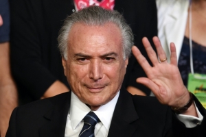 O vice-presidente Michel Temer, em Bras&iacute;lia, no dia 12 de mar&ccedil;o de 2016