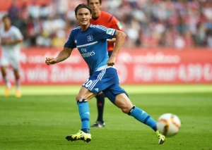 (Arquivo) O jogador sueco Albin Eckdal durante partida na Bundesliga, em Cologne, em 29 de agosto de 2015