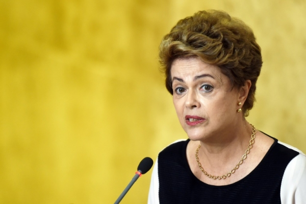 A presidente Dilma Rousseff durante uma entrevista no Pal&aacute;cio do Planalto em 7 de dezembro