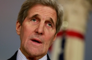 O secret&aacute;rio de Estado americano, John Kerry, participa de coletiva de imprensa, em Washington, DC, no dia 16 de dezembro de 2015