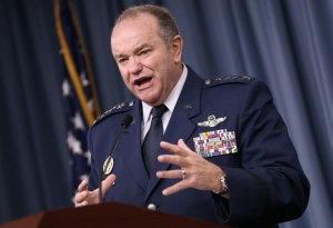 (Arquivo) O general de mais alta patente da Otan, Philip Breedlove, discursa em Arlington, na Virg&iacute;nia, em 30 de outubro de 2015