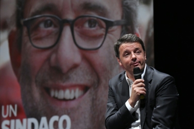 O premier da It&aacute;lia, Matteo Renzi