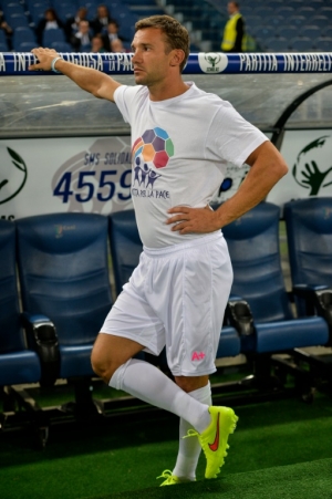 O ex-atacante do Milan e Bola de Ouro de 2004, Andrei Shevchenko