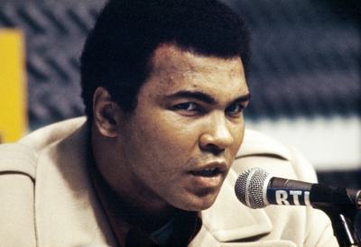 (Arquivo) A lenda do boxe mundial, o americano Muhammad Ali, em Moscou, em junho de 1978