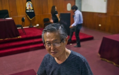 O ex-presidente peruano Alberto Fujimori, em Lima, no dia 8 de janeiro de 2015