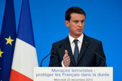 O premier Manuel Valls participa de uma entrevista coletiva em Paris
