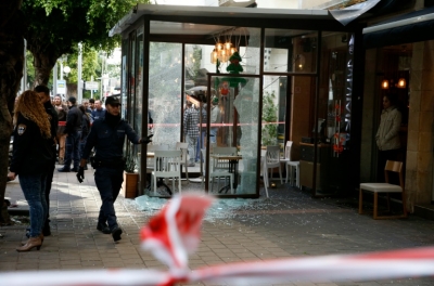 Bar em Tel Aviv onde homem abriu fogo em 1 de janeiro de 2016