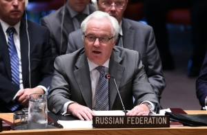 O embaixador russo na ONU, Vitali Churkin, em Nova York, no dia 20 de julho de 2015