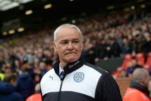 Leicester City's Italian manager Claudio Ranieri arrives for the English Premier League football match between Manchester United and Leicester City at Old Trafford in Manchester, north west England, on May 1, 2016.