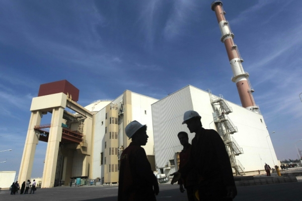 Reator nuclear de Bushehr, constru&iacute;do pela R&uacute;ssia, no sul do Ir&atilde;