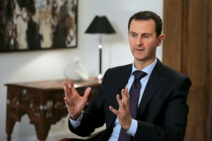 (11 fev) Assad concede uma entrevista exclusiva &agrave; AFP em Damasco