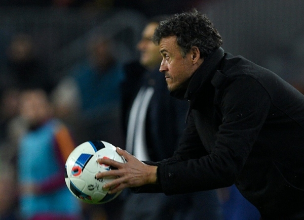 O t&eacute;cnico do Barcelona, Luis Enrique, em Barcelona, no dia 27 de janeiro de 2016
