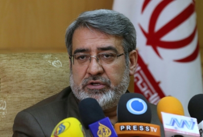 (Arquivo) O ministro iraniano do Interior, Abdolreza Rahmani Fazli, em Teer&atilde;, no dia 18 de mar&ccedil;o de 2014