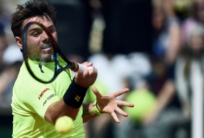 O su&iacute;&ccedil;o Stanislas Wawrinka, em Roma, no dia 12 de maio de 2016