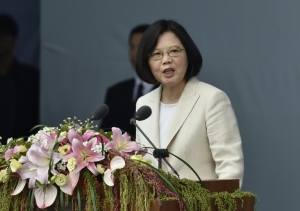 A presidente de Taiwan, Tsai Ing-wen