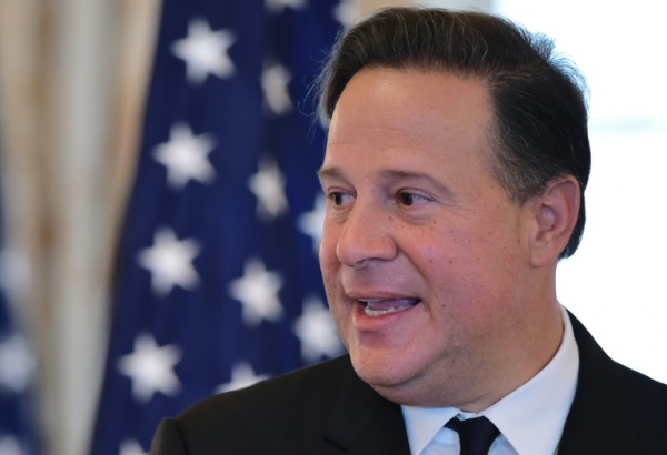 O presidente do Panam&aacute;, Juan Carlos Varela, &eacute; visto em Washington, Estados Unidos, no dia 3 de maio de 2016