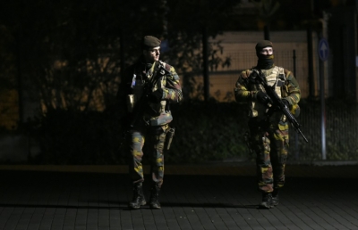 (2015) Soldados belgas patrulham Verviers