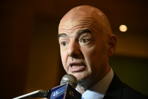 Gianni Infantino, em Luque, no dia 26 de janeiro de 2016