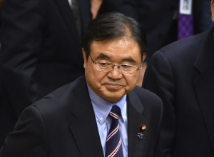 O ministro japon&ecirc;s dos Jogos Ol&iacute;mpicos, Toshiaki Endo