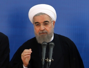 O presidente iraniano, Hassan Rohani, em Teer&atilde;, no dia 3 de outubro de 2015