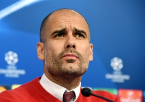 O t&eacute;cnico Pep Guardiola