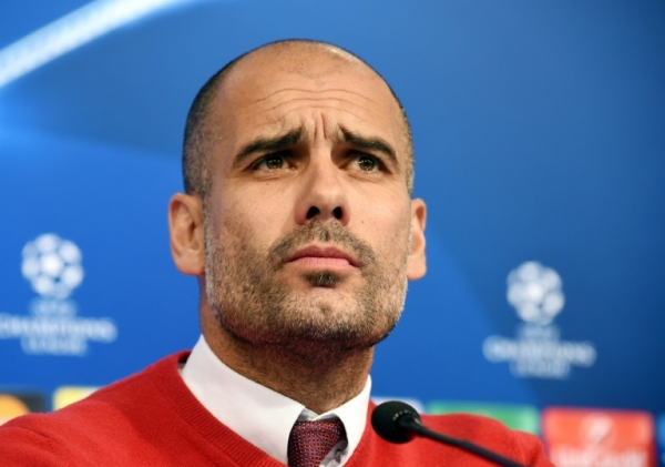 O t&eacute;cnico Pep Guardiola