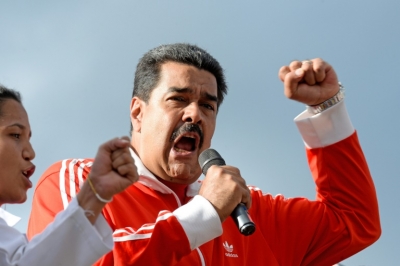 O presidente venezuelano, Nicol&aacute;s Maduro, em Caracas, no dia 15 de dezembro de 2015