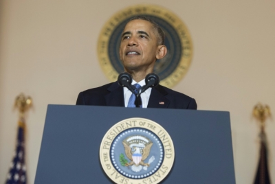 O presidente dos Estados Unidos, Barack Obama, denunciou nesta sexta-feira a postura 'agressiva' da R&uacute;ssia no norte da Europa, ao receber na Casa Branca os l&iacute;deres de cinco pa&iacute;ses n&oacute;rdicos