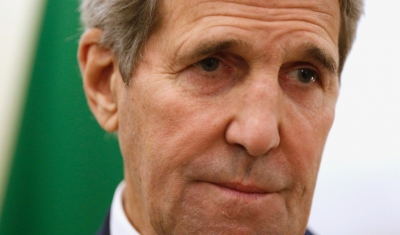 O secret&aacute;rio de Estado americano, John Kerry, em Londres, no dia 14 de janeiro de 2016