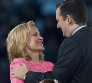 Ted Cruz e sua esposa Heidi