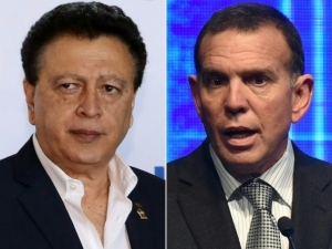 Alfredo Hawit (e) e Juan Angel Napout A senior FIFA official said the two FIFA officials detained in Zurich on December 3, 2015 on suspicion of corruption are vice presidents Juan Angel Napout of Paraguay and Alfredo Hawit of Honduras.