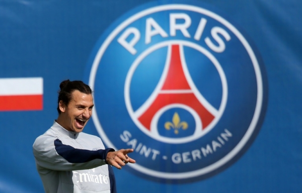 (Arquivo) O astro sueco do PSG Zlatan Ibrahimovic