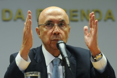 Meirelles participa de uma entrevista coletiva em Bras&iacute;lia