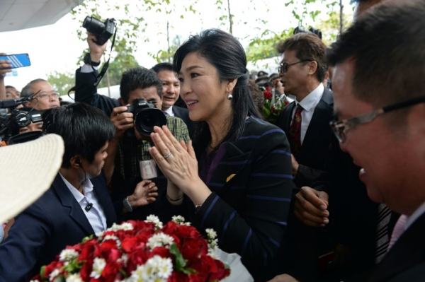 Yingluck Shinawatra em 15 de janeiro de 2016 em Bangcoc