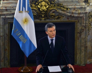 O presidente argentino, Mauricio Macri, em Buenos Aires, no dia 9 de maio de 2016
