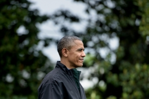 O presidente dos Estados Unidos, Barack Obama, em Washington antes de viajar para a &Aacute;sia, em 21 de maio de 2016