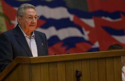 O presidente cubano, Ra&uacute;l Castro, em Havana, no dia 16 de abril de 2016
