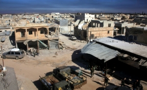 A cidade de Tal Jabin, no norte da cidade de Aleppo, S&iacute;ria, no dia 3 de fevereiro de 2016