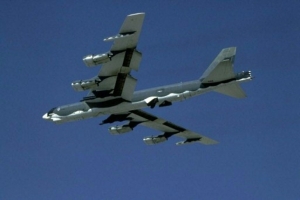 Apresenta&ccedil;&atilde;o feita pela For&ccedil;a A&eacute;rea americana de um B-52